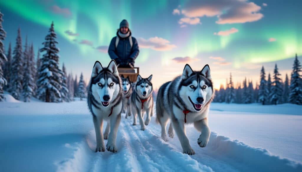 découvrez comment l'excursion en traîneau à chiens huskies stimule le tourisme en laponie finlandaise, offrant une expérience authentique et inoubliable au cœur des paysages enneigés.