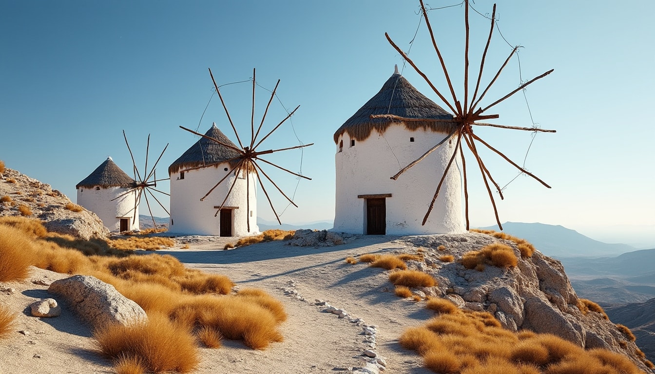 découvrez l'ascension des moulins à vent historiques dans les cyclades en grèce et explorez leur héritage unique au cœur de ces îles emblématiques.