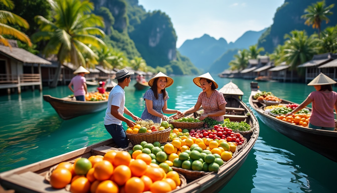 découvrez le plaisir du marchandage sur les marchés flottants en thaïlande, une expérience unique et amusante au cœur des îles tropicales.