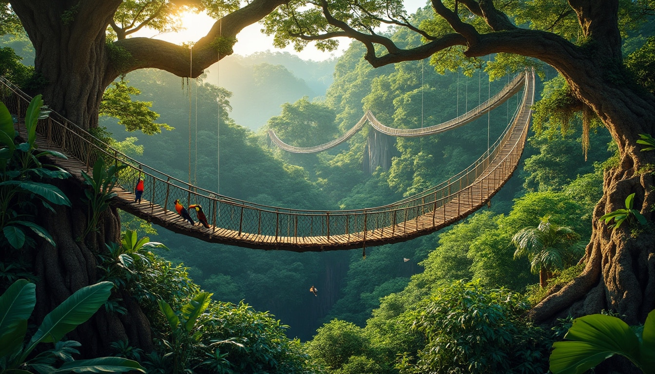 découvrez comment les ponts suspendus dans la canopée offrent une perspective unique pour explorer la richesse naturelle et la biodiversité exceptionnelle du costa rica.