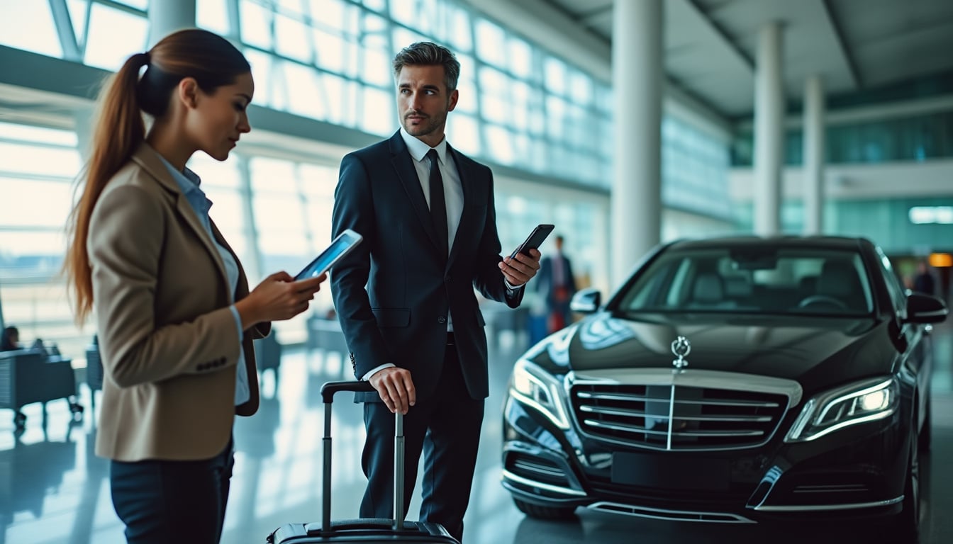 communiquez votre numéro de vol à votre chauffeur pour faciliter le suivi de votre arrivée et garantir un transfert aéroport serein.