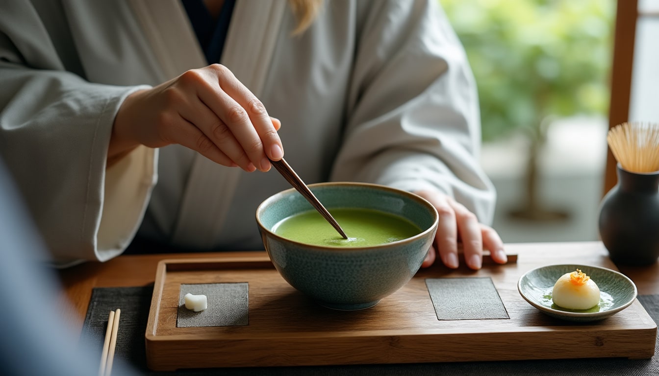 découvrez comment les wagashi, délicates pâtisseries japonaises, apportent douceur et harmonie à la cérémonie du thé.