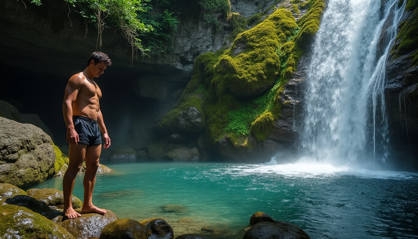 découvrez les précautions à prendre face aux rochers glissants et moussus pour profiter d’une baignade en cascade en toute sécurité.