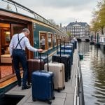 La restriction de la taille des bagages embarqués contraint la péniche hôtel