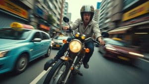 en taxi-moto, le faufilage entre les voitures peut inquiéter les passagers. découvrez pourquoi cette pratique est risquée et quelles précautions prendre.