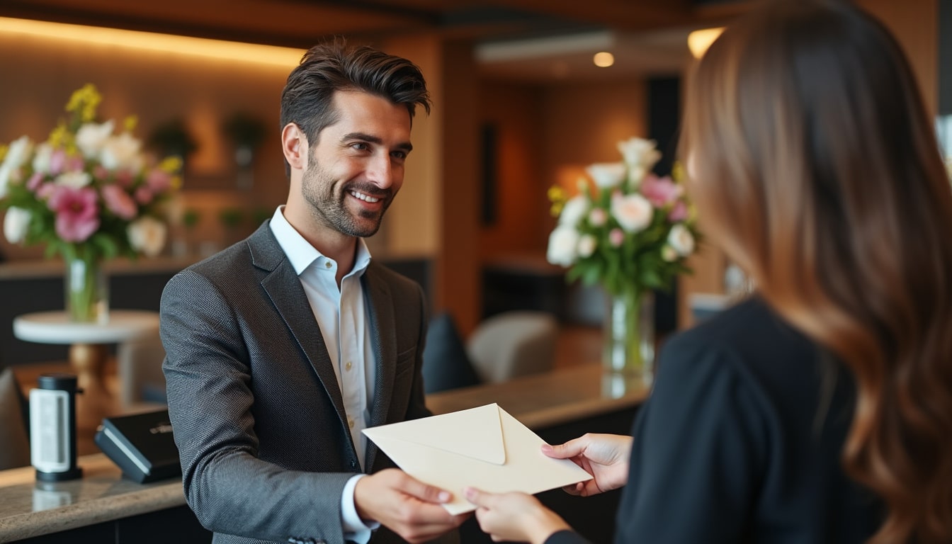 un pourboire généreux est une belle façon de remercier et d’honorer le personnel dévoué d’un hôtel boutique.
