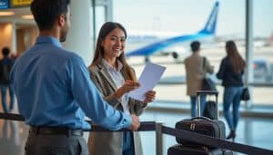 imprimer sa carte d’embarquement avant le départ permet d’éviter les frais supplémentaires facturés par certaines compagnies low cost à l’aéroport.