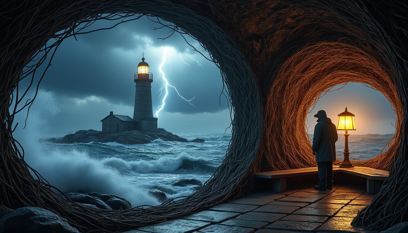 découvrez l’observation des tempêtes marines depuis l’abri d’un phare habitable, entre sécurité, immersion et spectacle saisissant des éléments.